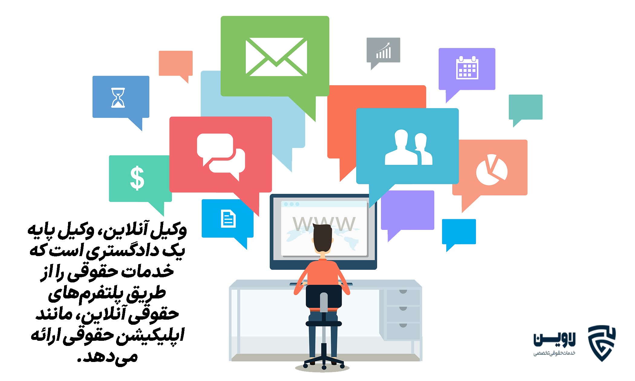 وکیل آنلاین- اپلیکیشن حقوقی لاوین