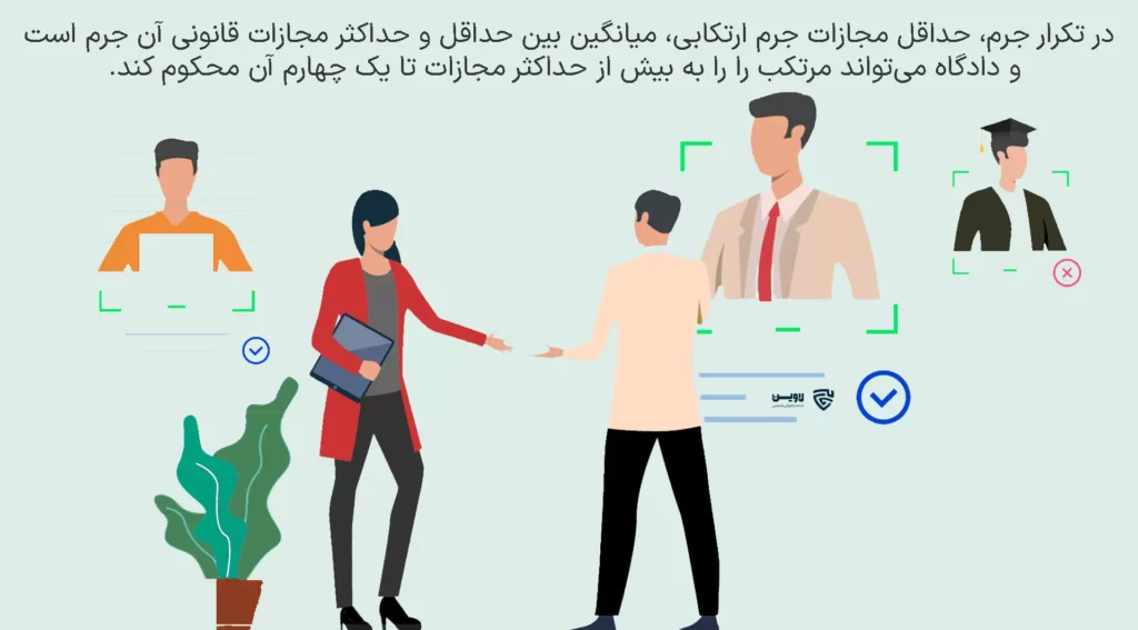 تصویر تکرار جرم گروه حقوقی لاوین