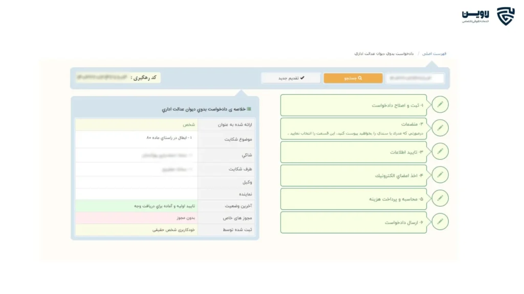 ثبت شکایت در دیوان عدالت اداری-گروه حقوقی لاوین