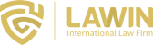 lawin logo en gold